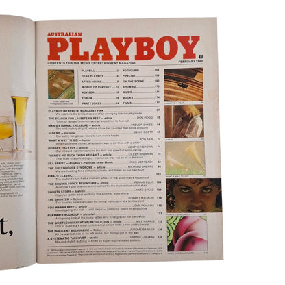 Vintage Australian Playboy Magazine February 1980 Jane Priest