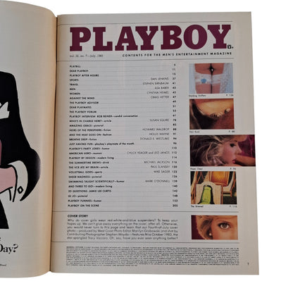 PLAYBOY MAGAZINE July 1985  Tracy Vaccaro / Marie Carlton