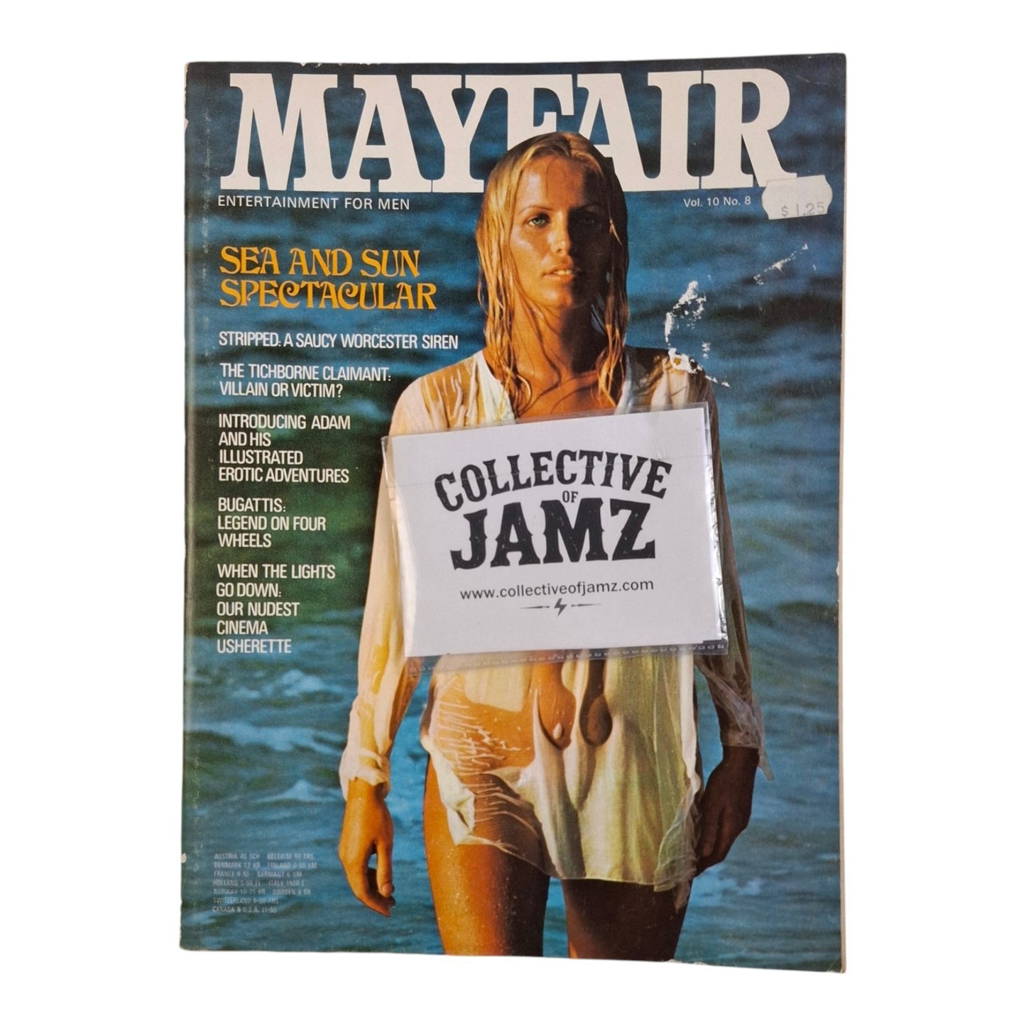 Mayfair Magazine Vol. 10 No. 8 August 1975 Joana Jung / Pauline Andersson