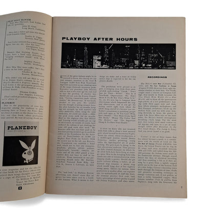 PLAYBOY Magazine August 1958 Myrna Weber
