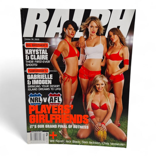 RALPH Magazine Australia October 2006 Footballers Girlfriends Gabrielle Richens