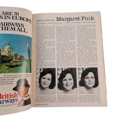 Australian Playboy Magazine - February 1980  Jane Priest  / Lesley Clark
