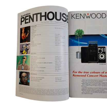Australian Penthouse Magazine April 1986 - Vicky O'Keefe / Kathleen Azzopardi