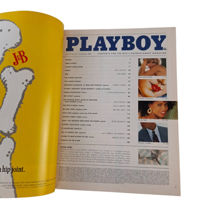 PLAYBOY Magazine October 1990  Teri Copley / Lorraine Olivia