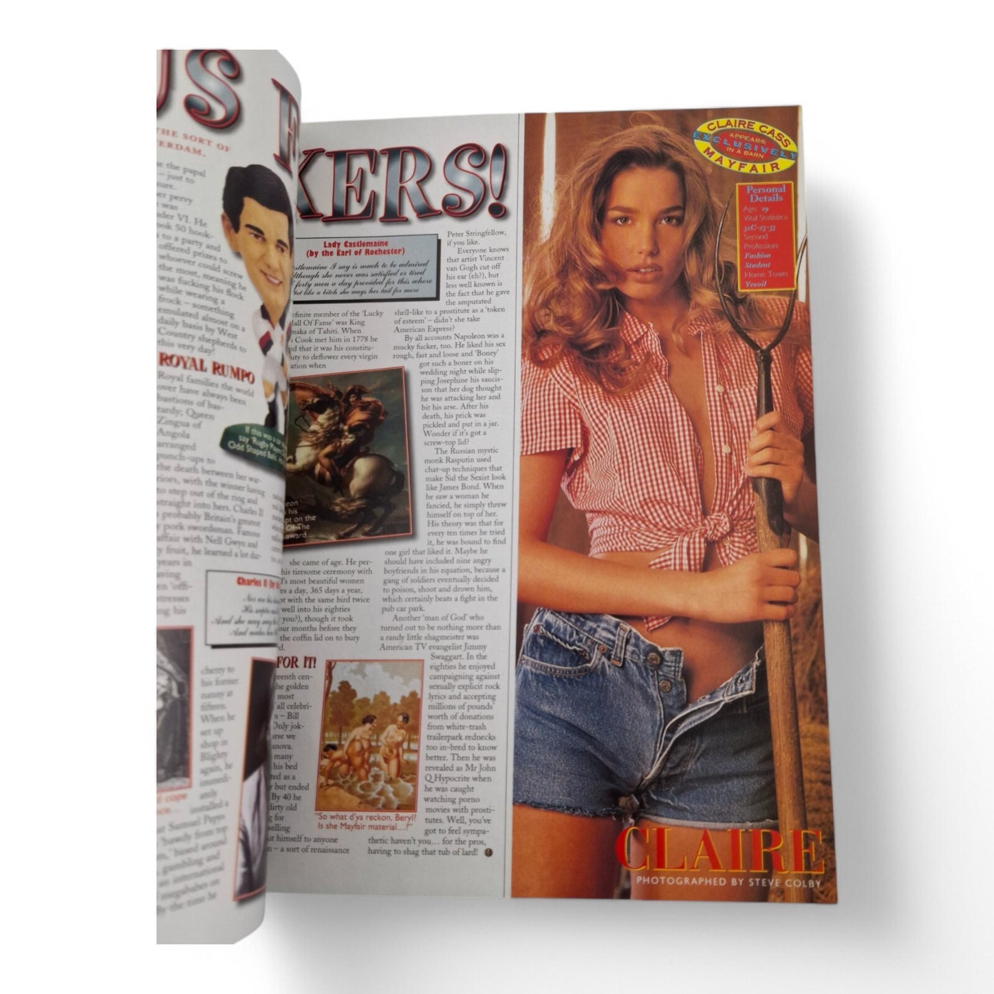 Mayfair Magazine Vol. 32 No. 7 1997 U.K Playboy Melinda Messenger