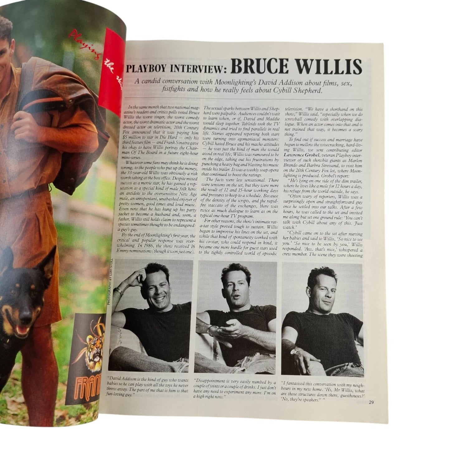 Australian Playboy Magazine January 1989 Kate Ceberano / Catrin Michelsen