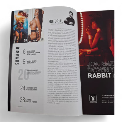 Playboy Magazine Portugal April 2020 Claire Moretti Cover - Australian Model