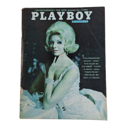 PLAYBOY Magazine September 1964 Heather Hewitt / Astrid Schultz NO C/F