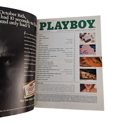 PLAYBOY MAGAZINE April 1990  Deborah Driggs / Lisa Matthews