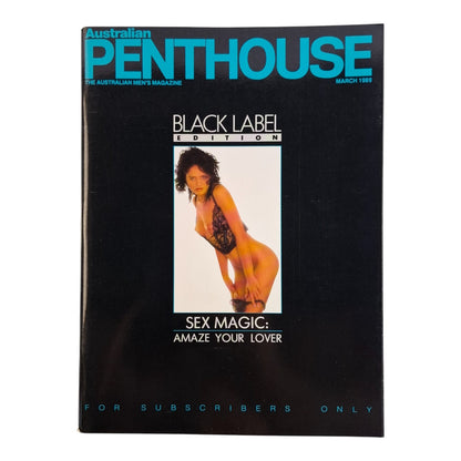Australian Penthouse Magazine March 1989 Jacqueline Brisk