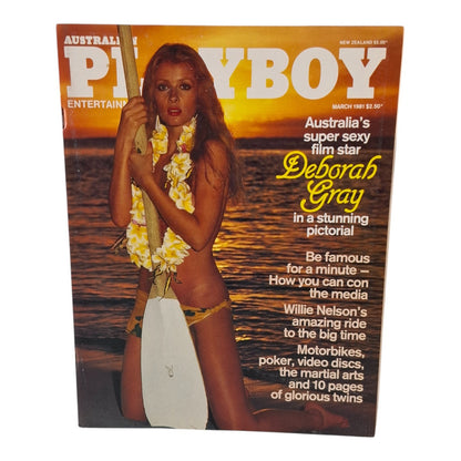 Australian Playboy March 1981 - Magazine / Willie Nelson, Deborah Gray