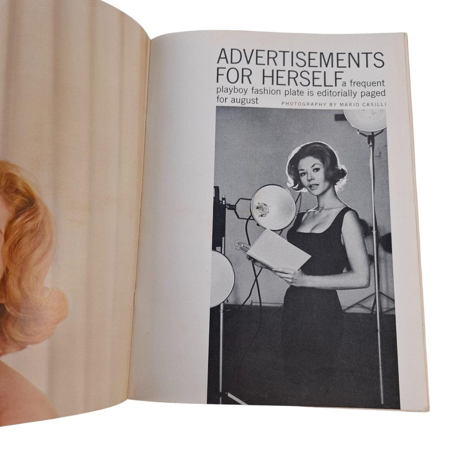 PLAYBOY MAGAZINE August 1961 Karen Thompson