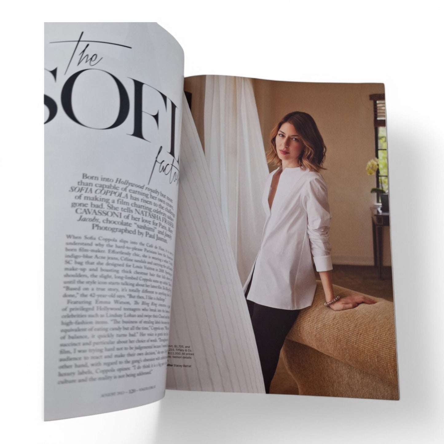 Vogue Australia Magazine - August 2013 - Sofia Coppola Cover