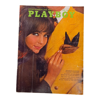 PLAYBOY Magazine April 1968 Dolly Read / Gaye Rennie NO C/F
