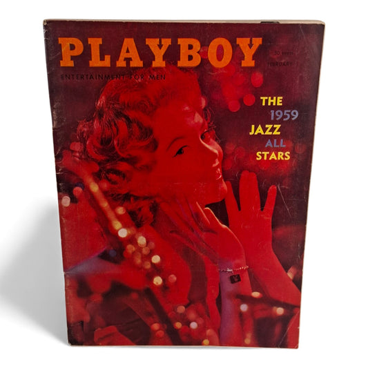 Playboy Magazine February 1959 Ardie Scott / Eleanor Bradley