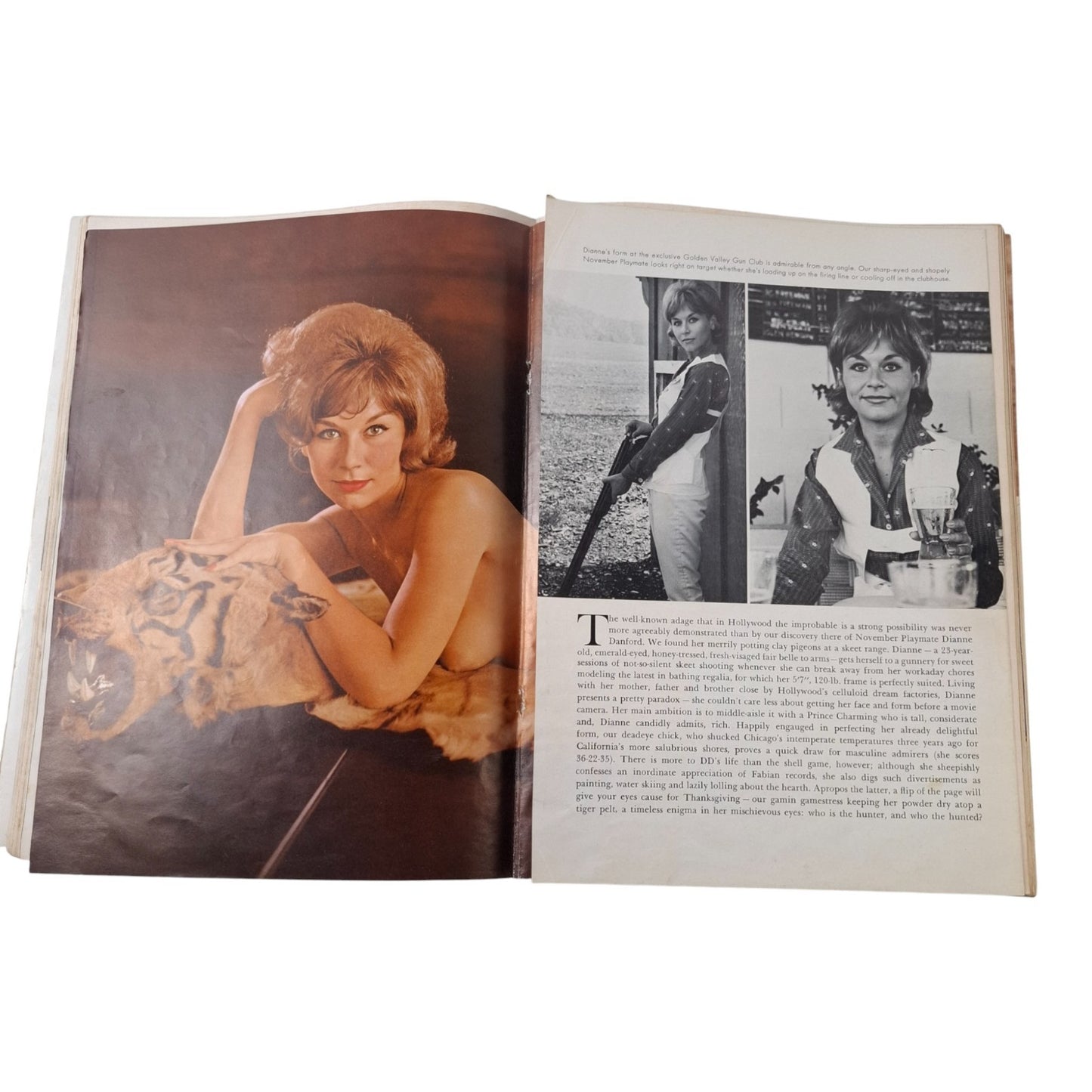 PLAYBOY Magazine November 1961  Dianne Danford  (PAGES MISSING)