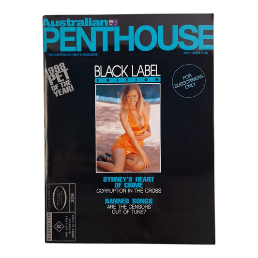 Australian Penthouse Magazine July 1998 Sarah Mills / Belinda Gray