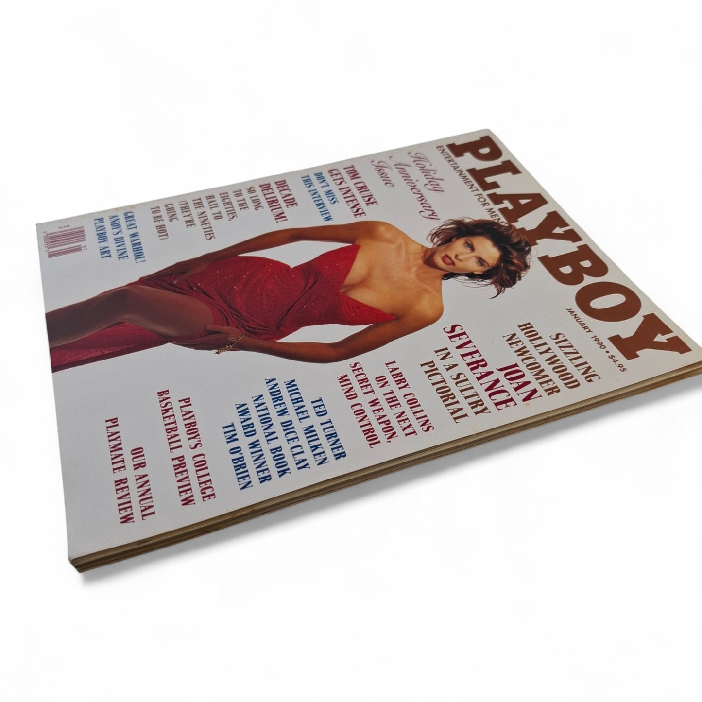 PLAYBOY Magazine January 1990 Joan Severance Peggy McIntaggart Tom Cruise