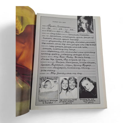 Australian PLAYBOY Magazine July 1981 CF Heidi Sorenson