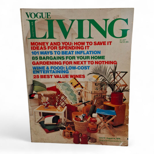 Vintage Vogue Living Australian Magazine - No. 3 1976