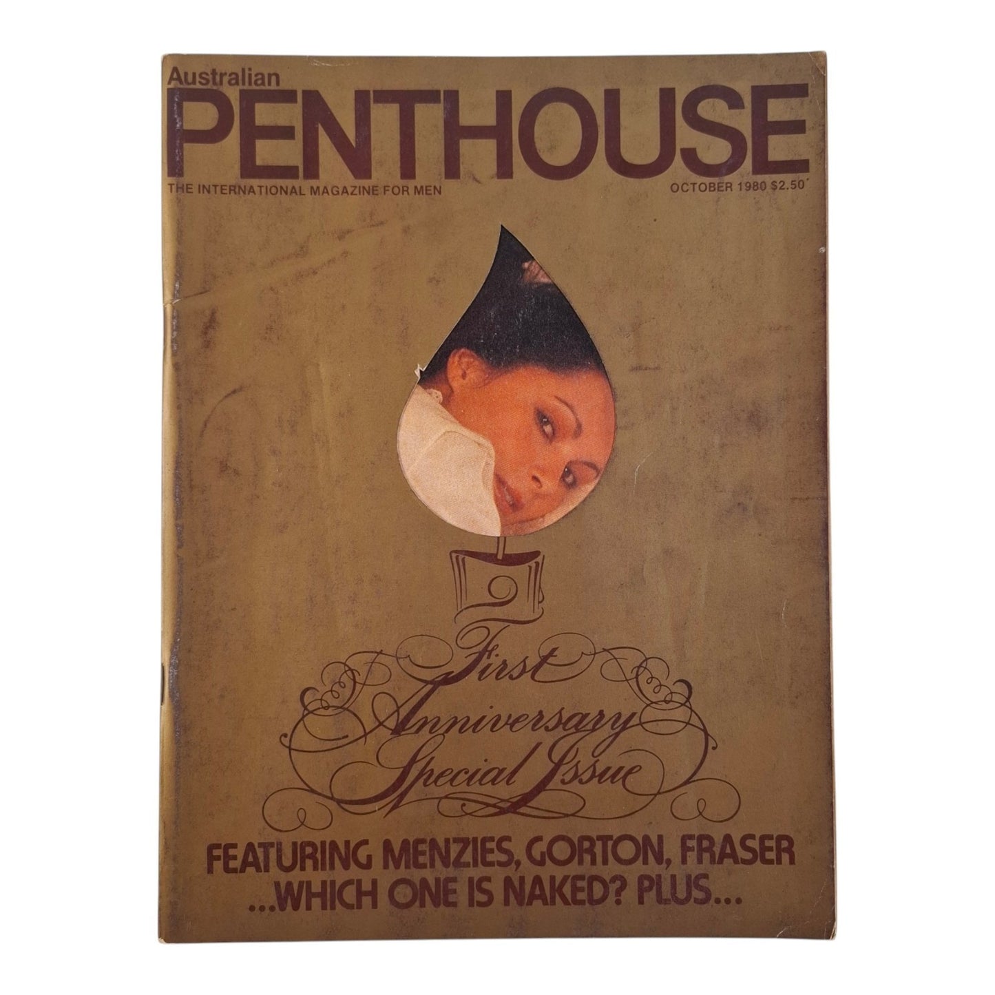 AUSTRALIAN PENTHOUSE Men's Magazine October 1980 Ama Blanchette