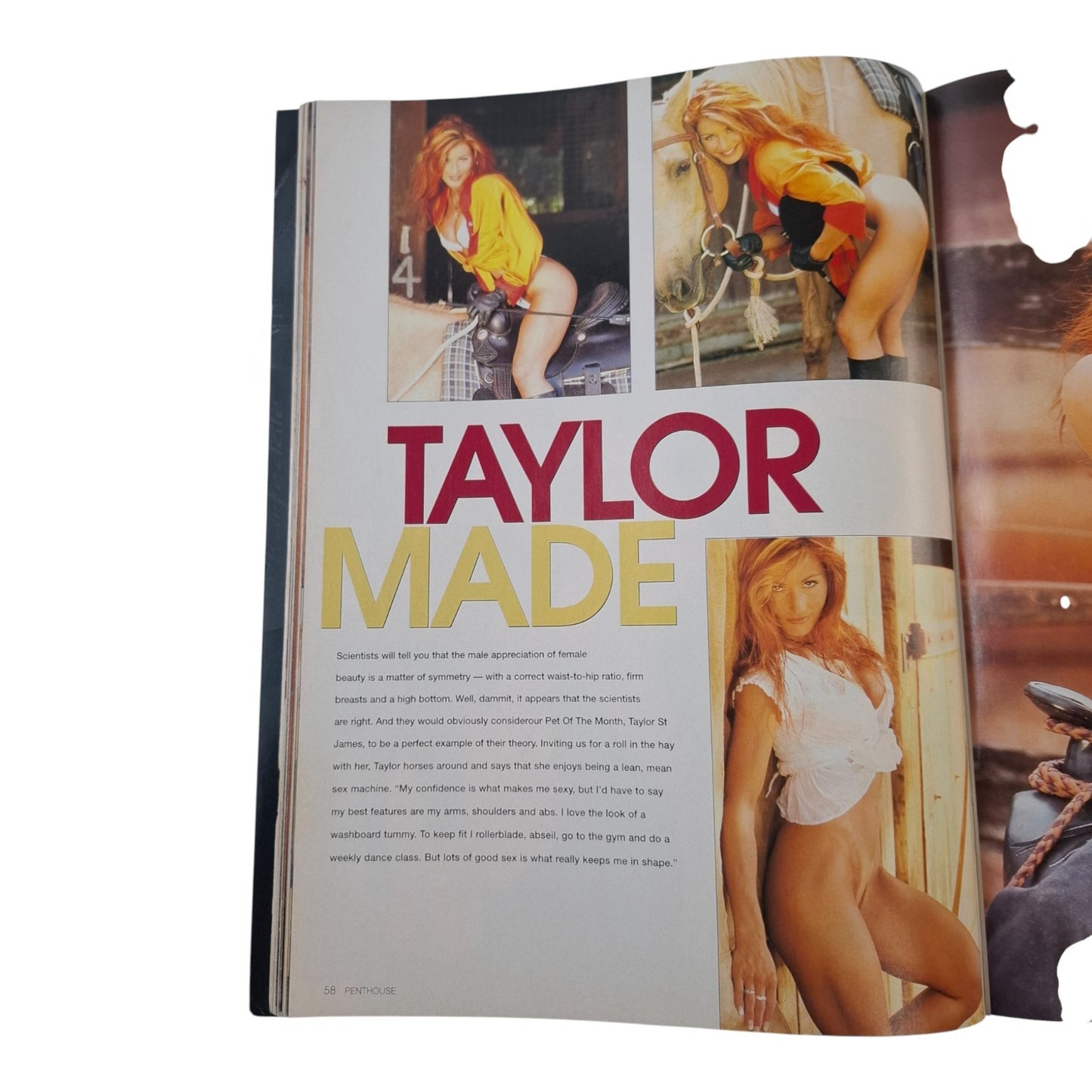 Australian Penthouse Magazine -  April 1998 Taylor St James
