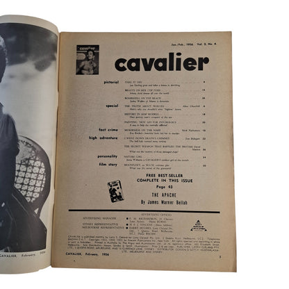 Cavalier Magazine Australia January February 1956 Vol. 3 No. 4 Jeane Williams