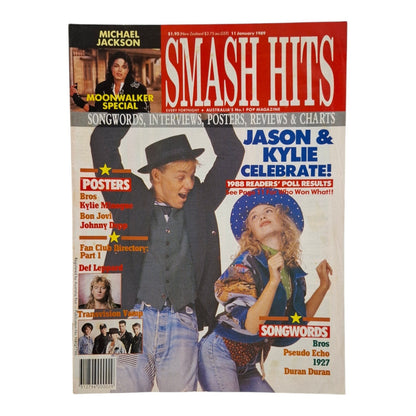Smash Hits Magazine Australia January 1987 Kylie Minogue / Jason Donovan