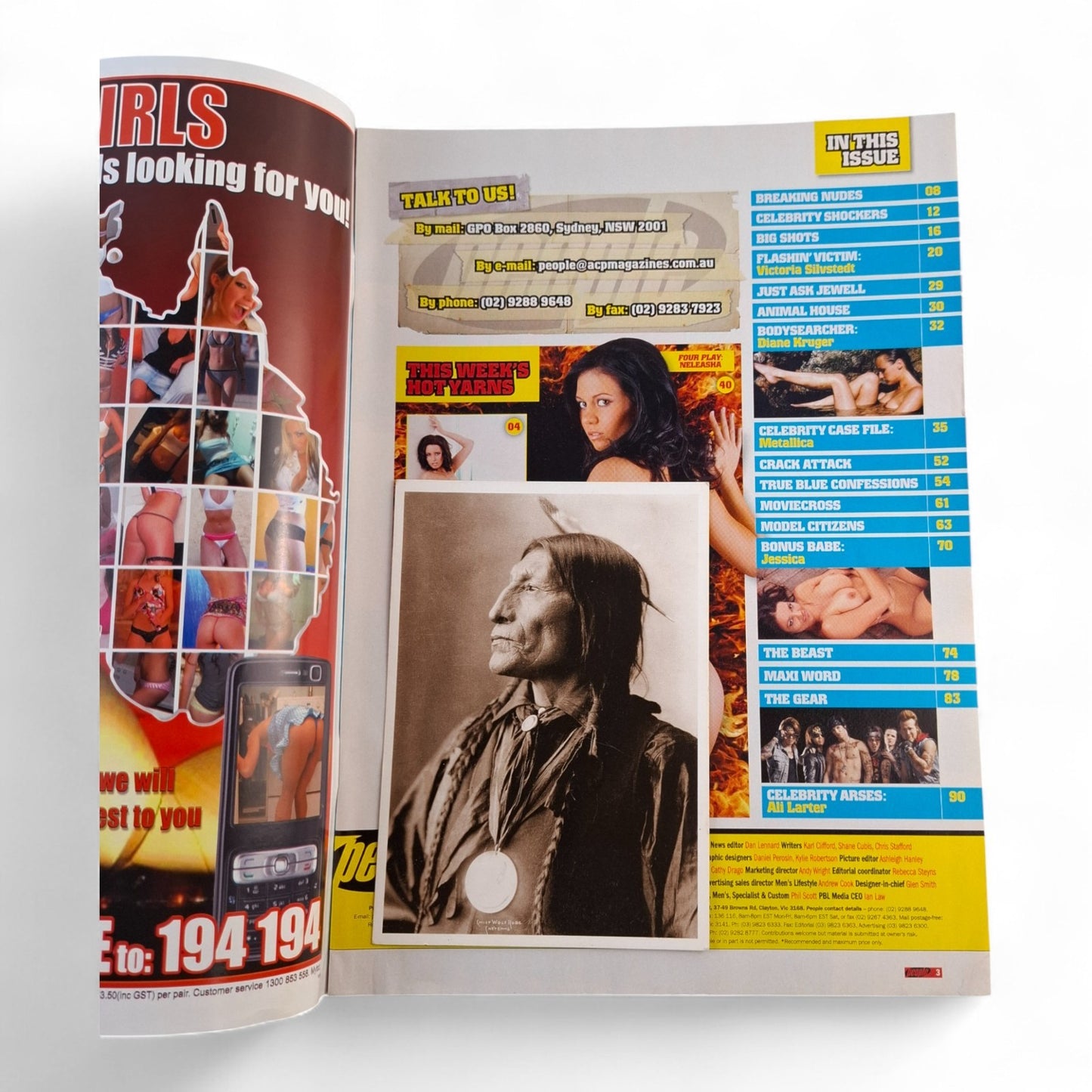 Australian People Magazine August 2009 Sammy Braddy Neleasha