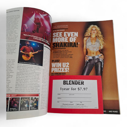 MAXIM Blender Music Magazine Shakira March 2003