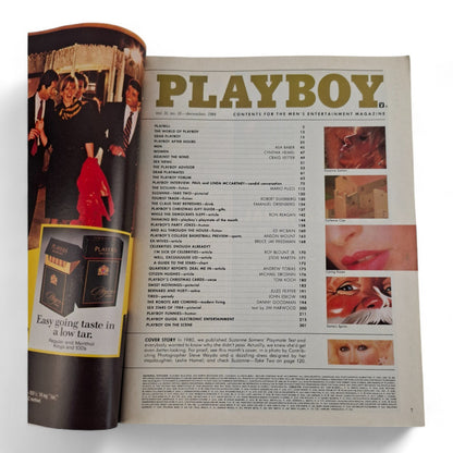 PLAYBOY MAGAZINE December 1984 Suzanne Somers / Karen Velez