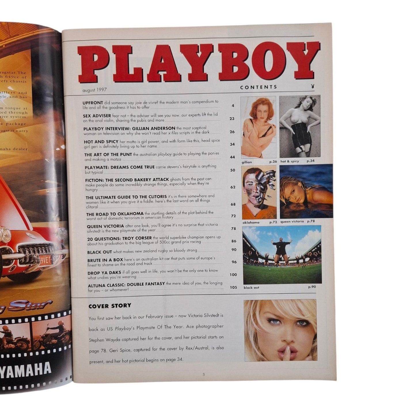 Australian Playboy Magazine August 1997 Geri Halliwell / Victoria Silvstedt