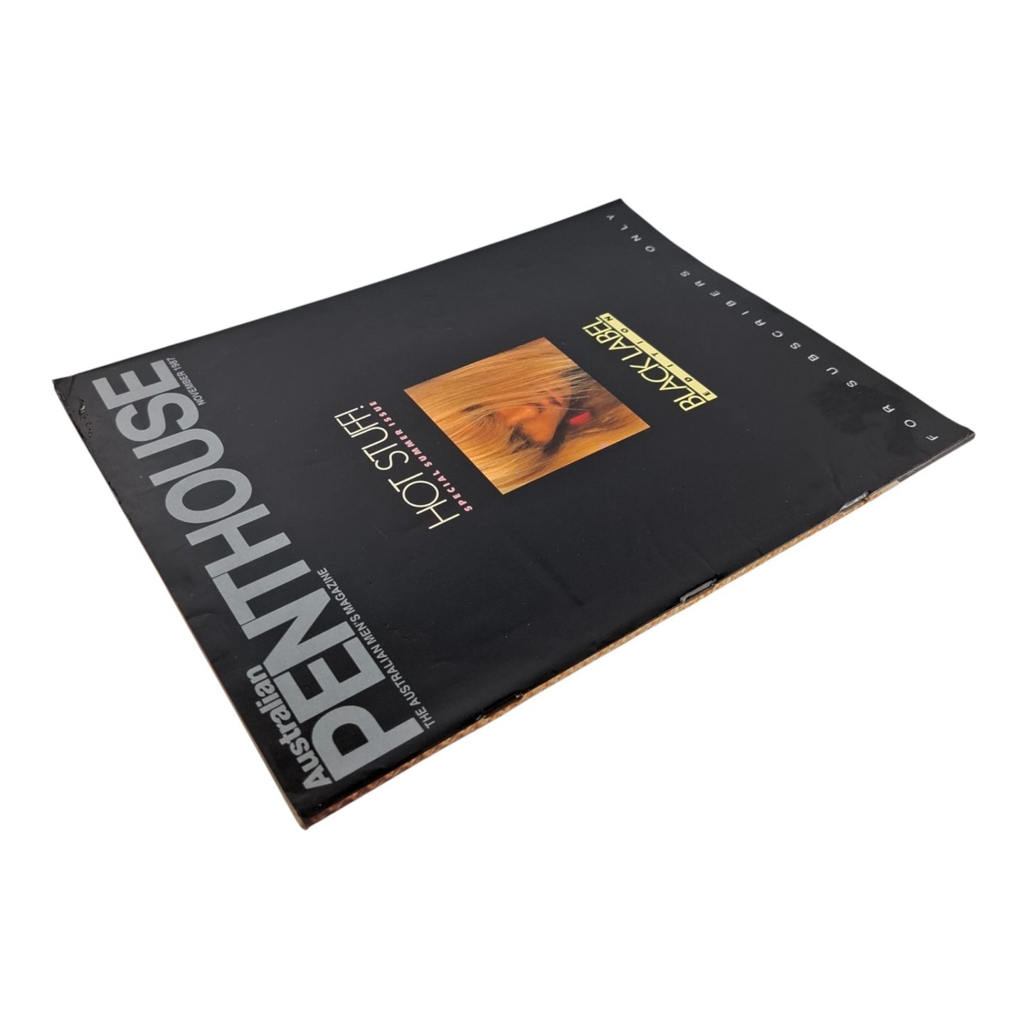 Australian Penthouse Magazine - Black Edition November 1987 Amanda Wolfe