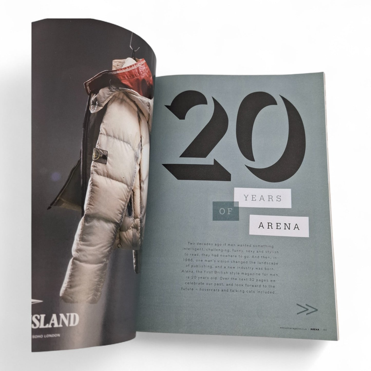 Arena U.K Magazine November 2006 20th Anniversary Issue