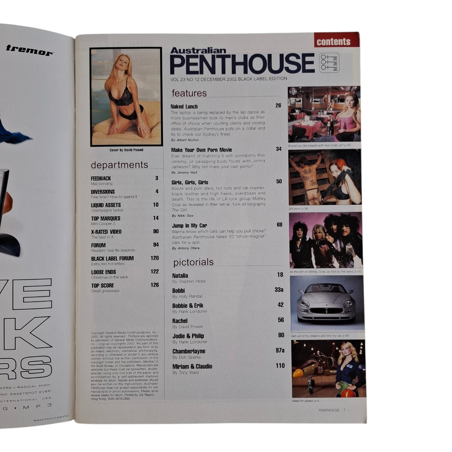 Australian Penthouse Magazine December 2002 Rachel / Natalia