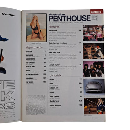 Australian Penthouse Magazine December 2002 Rachel / Natalia