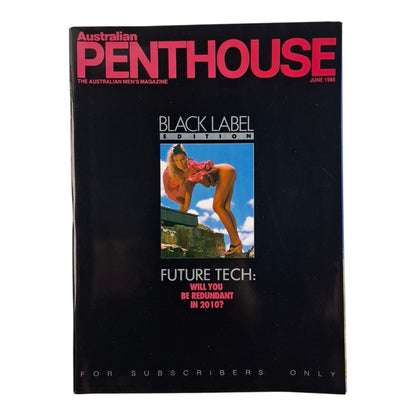 Australian Penthouse Magazine June 1988 Martina Walter / Debbie Savo