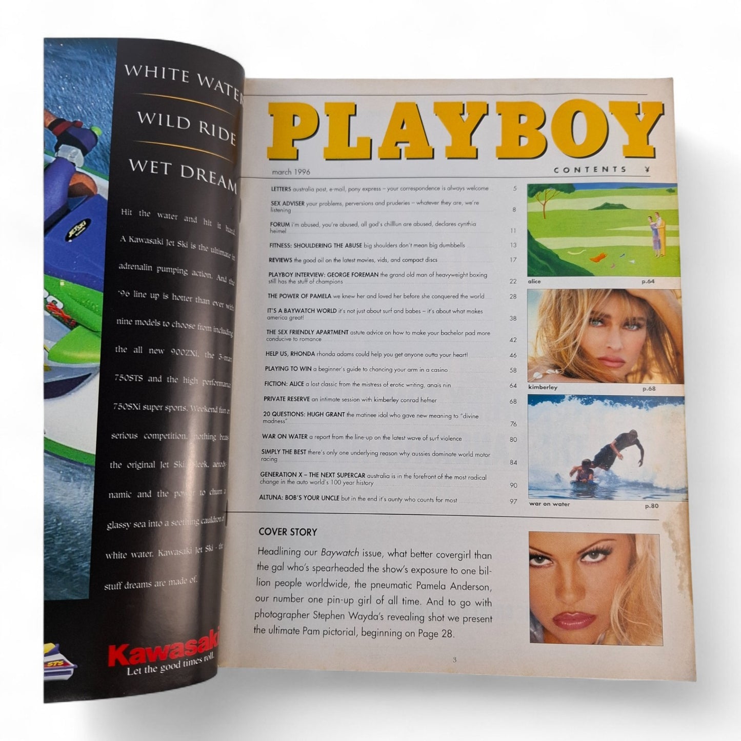 Australian Playboy Magazine March 1996 Pamela Anderson