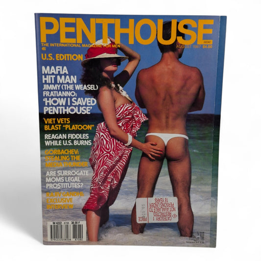 U.S PENTHOUSE Men's Magazine August 1987 Donna & Bill