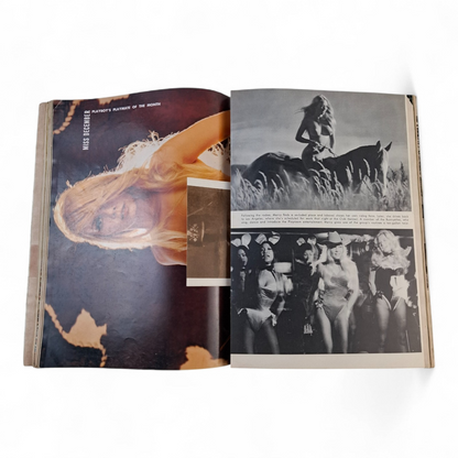 Playboy Magazine December 1972 Vargas Girl Coca-Cola Christmas Issue