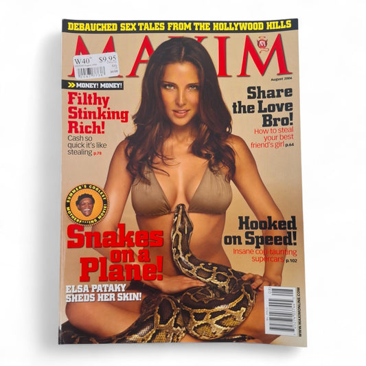 MAXIM Magazine August 2006 Elsa Pataky U.S COMPLETE