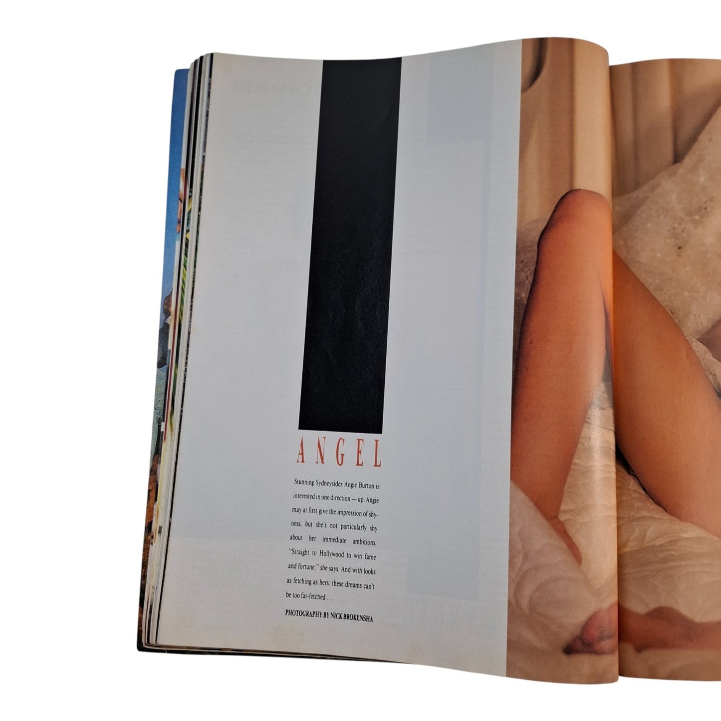 Australian Penthouse Magazine - Black Label May 1989 Angie Burton