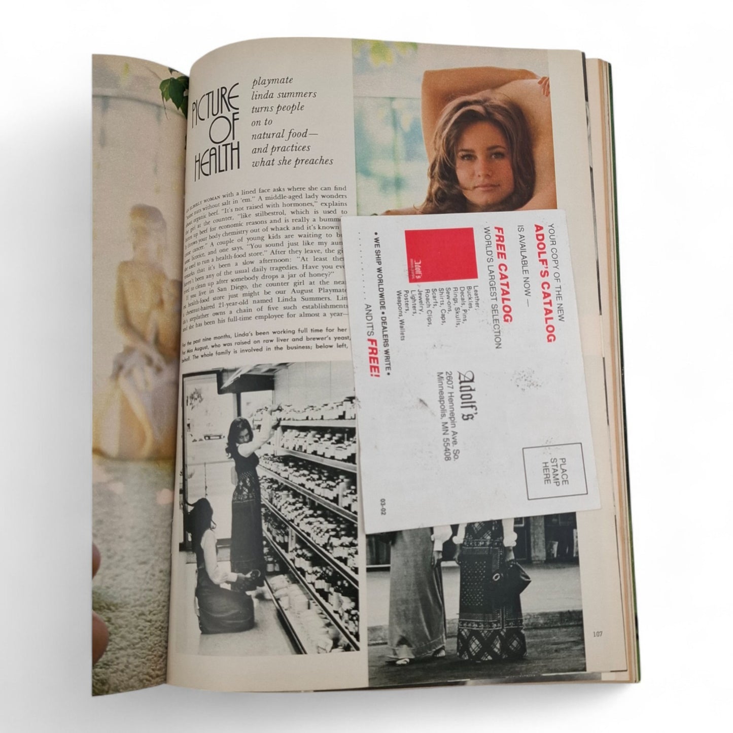 PLAYBOY Magazine August 1972 Carol Vitale COMPLETE