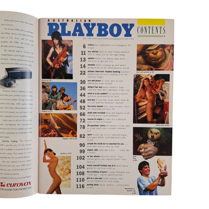 Australian Playboy Magazine June 1990 Karen Bartlett  / Lisa Mathews