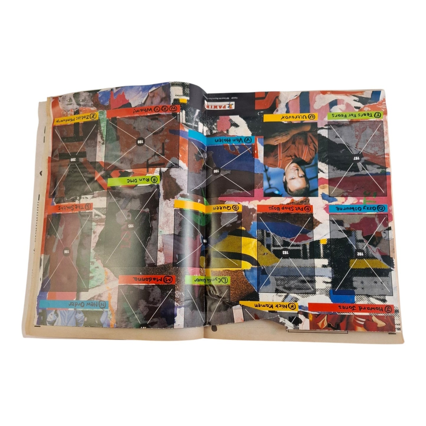 Smash Hits Magazine 1987 Sticker Collection Album