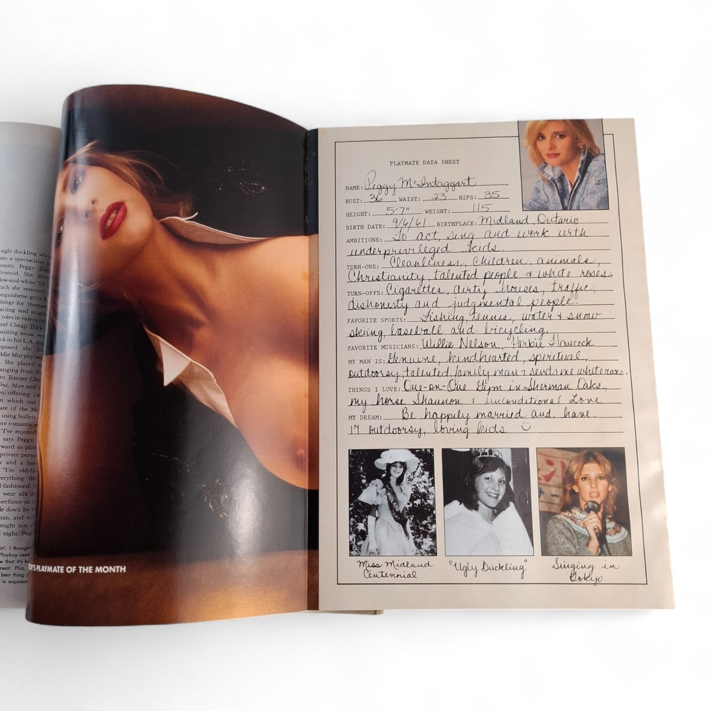 PLAYBOY Magazine January 1990 Joan Severance Peggy McIntaggart Tom Cruise