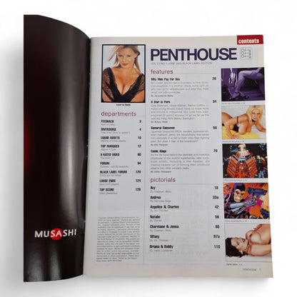 AUSTRALIAN PENTHOUSE Men's Magazine Black Label June 2002 Natalie