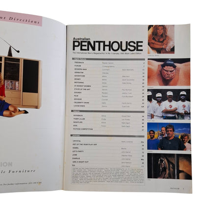 Australian Penthouse Magazine January 1993 Isabel Monro / Lisa Brooks