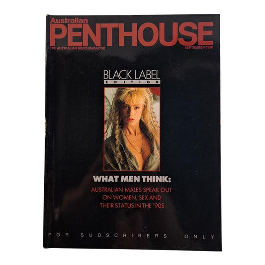 Australian Penthouse Magazine September 1990 Justine / Kim Baker / Helen Evison