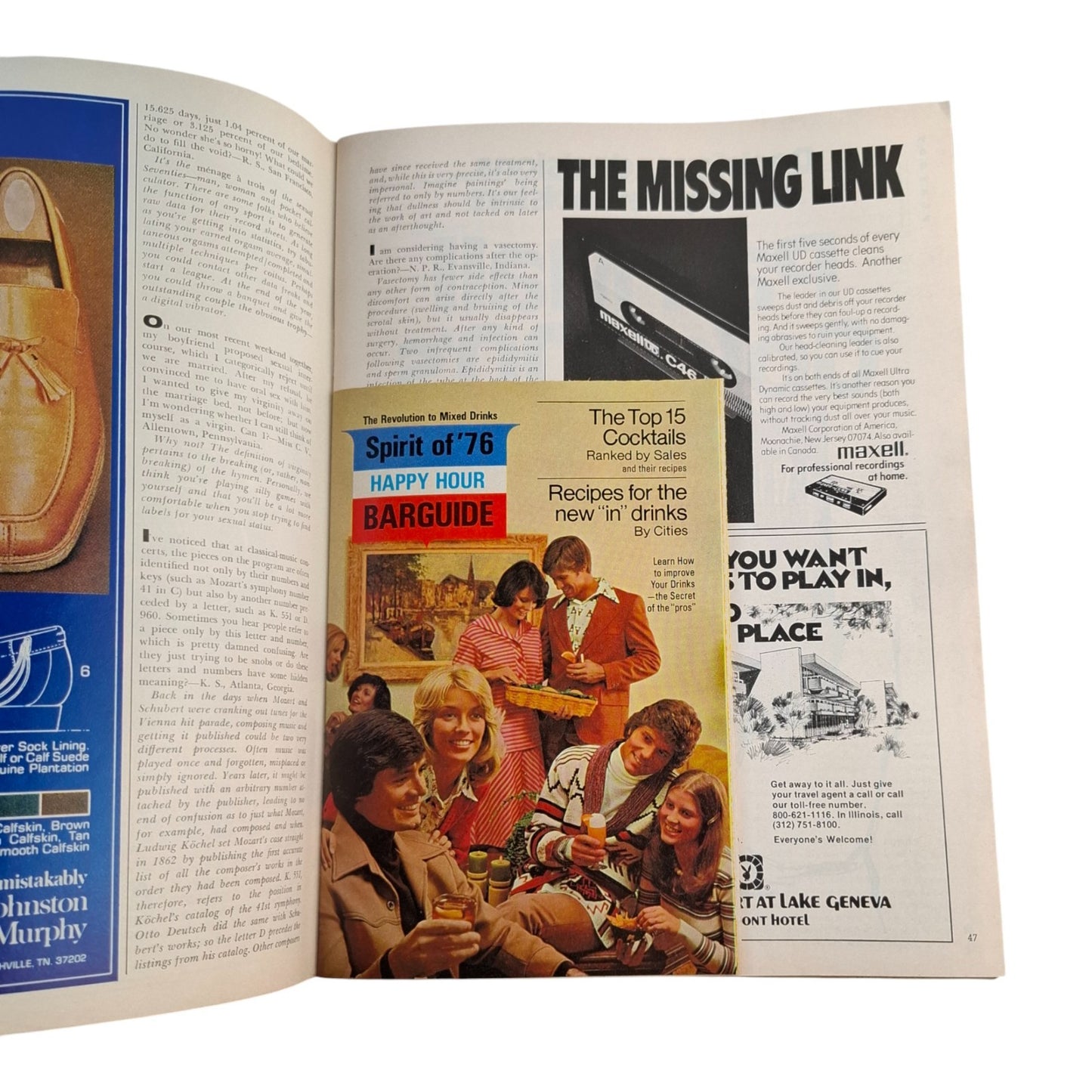 PLAYBOY MAGAZINE April 1976 Kristine De Bell / Denise Michele Complete